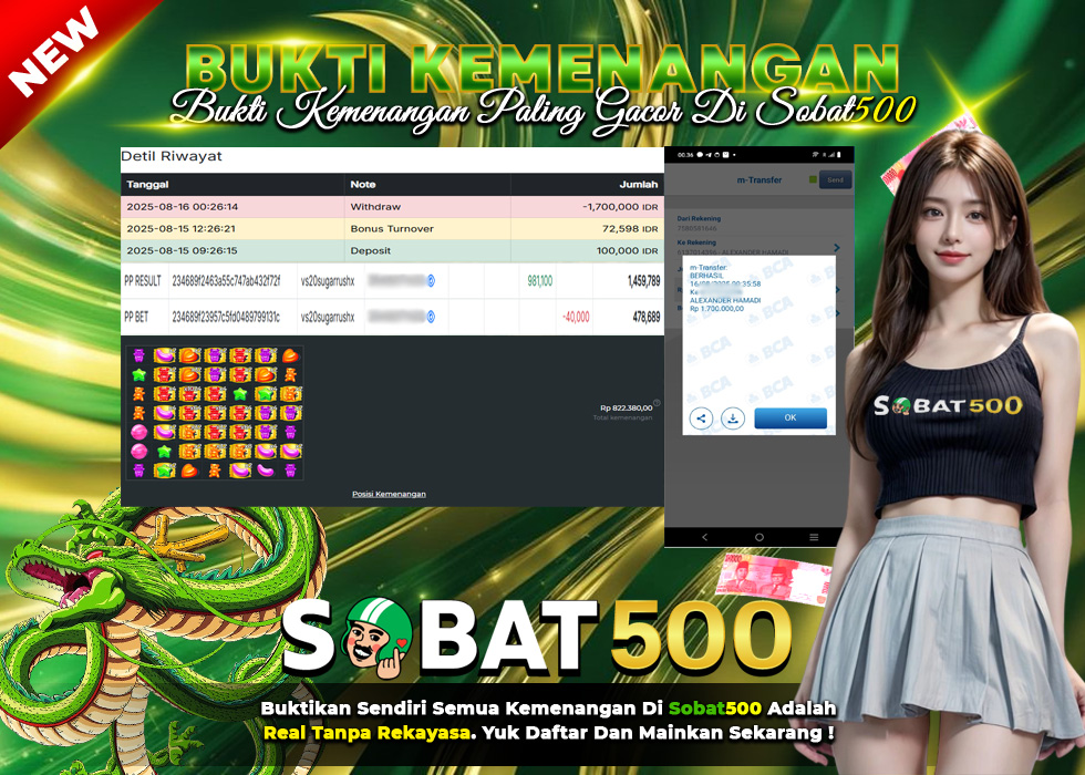 BUKTI JACKPOT SLOT SUGAR RUSH 1000 TERPERCAYA DI INDONESIA TGL 16-08-2025