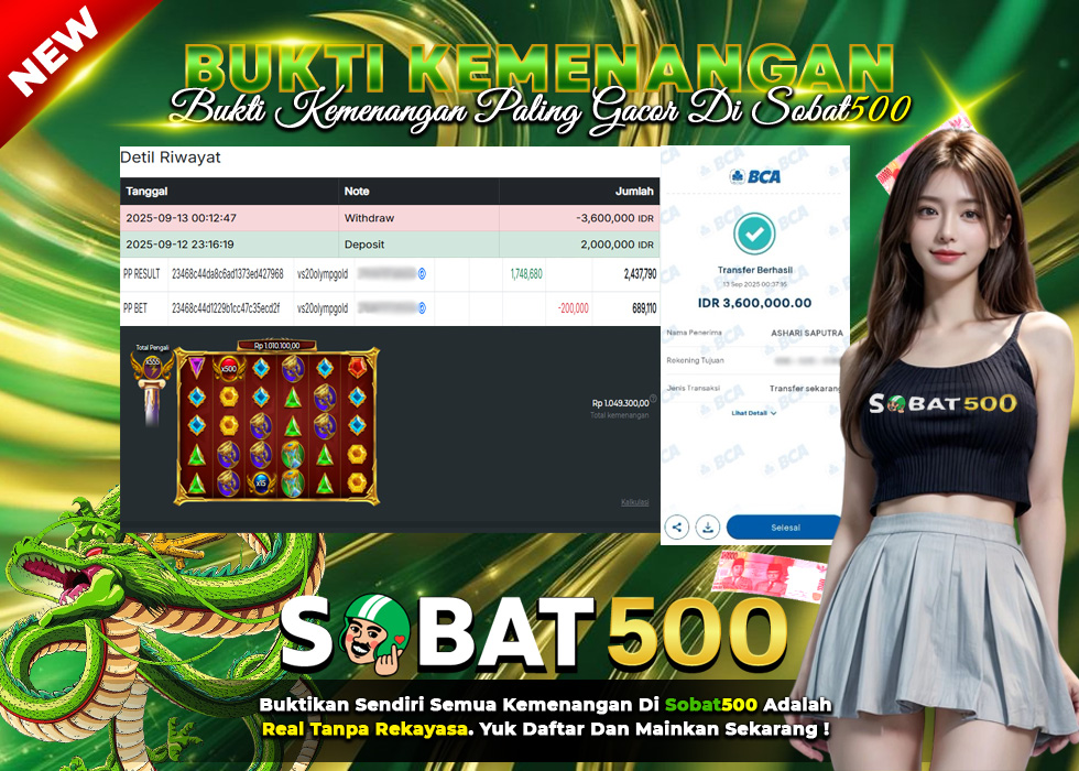 BUKTI JACKPOT SLOT GATES OF OLYMPUS SUPER SCATTER TERPERCAYA DI INDONESIA TGL 13-09-2025