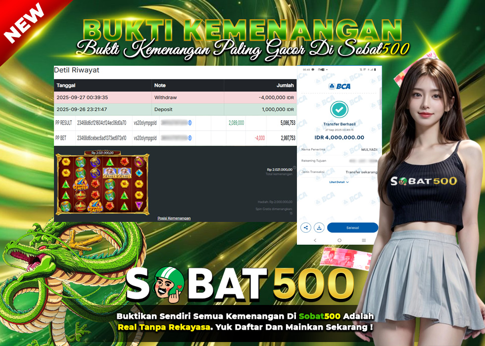 BUKTI JACKPOT SLOT GATES OF OLYMPUS SUPER SCATTER TERPERCAYA DI INDONESIA TGL 27-09-2025