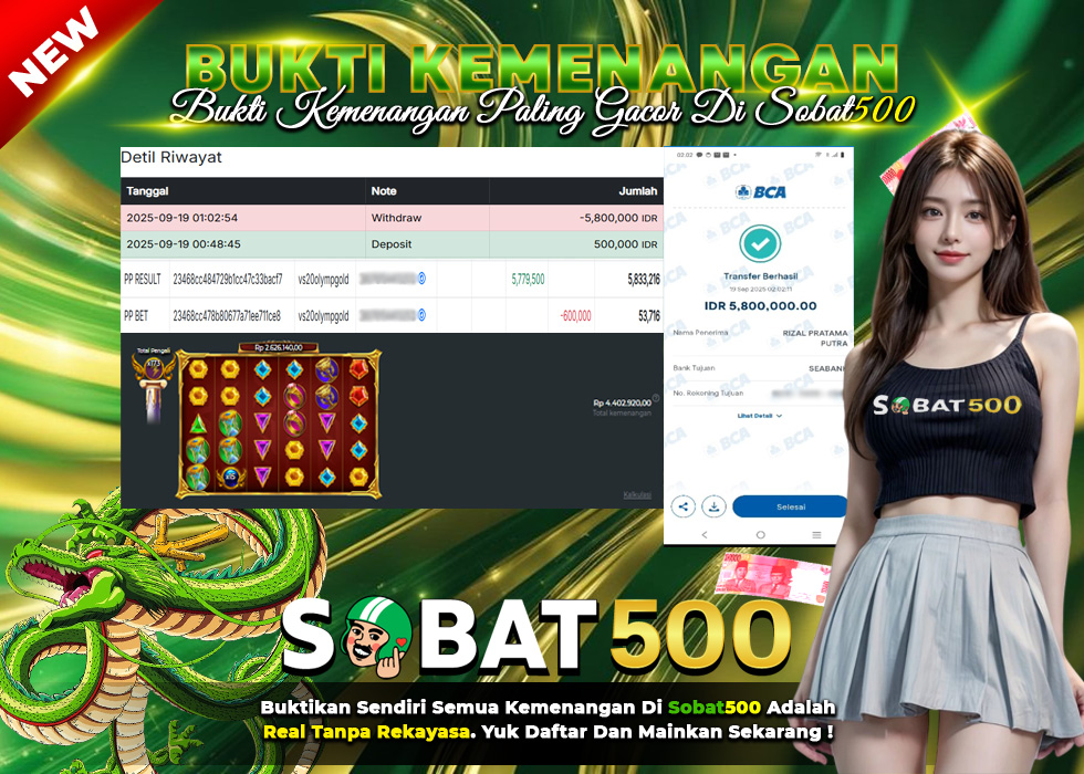 BUKTI JACKPOT SLOT GATES OF OLYMPUS SUPER SCATTER TERPERCAYA DI INDONESIA TGL 19-09-2025