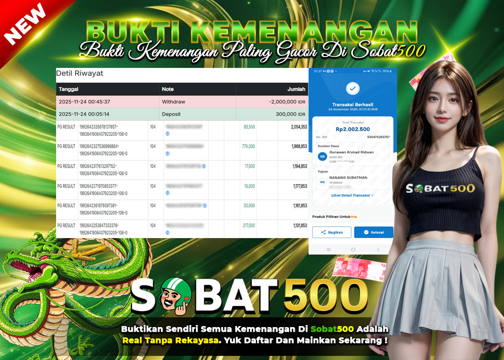 BUKTI JACKPOT SLOT WILD BANDITO TERPERCAYA DI INDONESIA TGL 24-11-2025