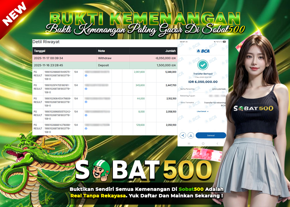 BUKTI JACKPOT SLOT WILD BANDITO TERPERCAYA DI INDONESIA TGL 17-11-2025