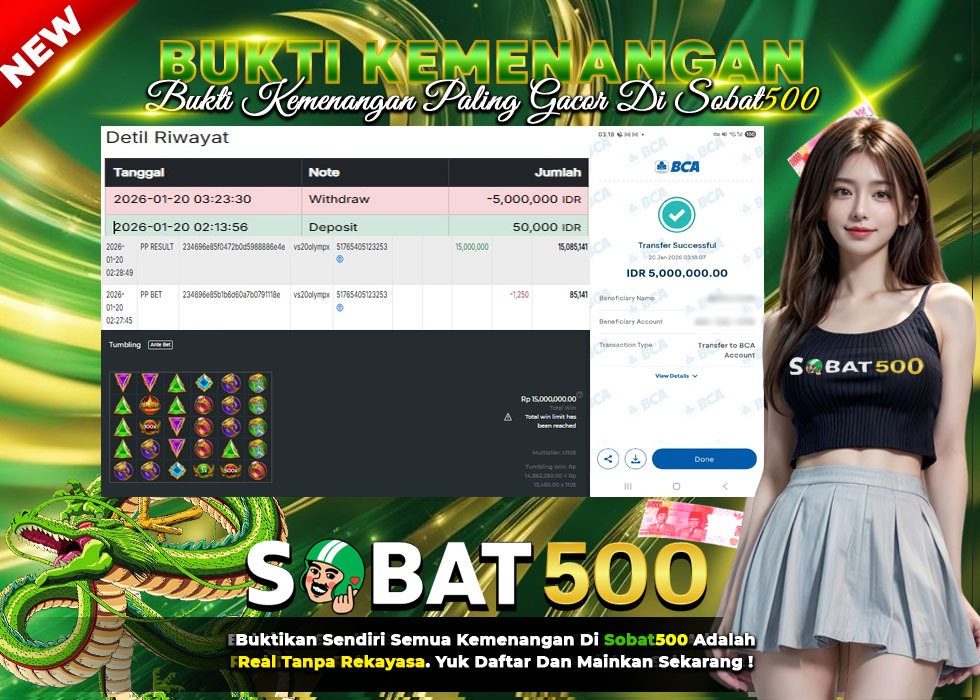 BUKTI JACKPOT SLOT GATES OF OLYMPUS SUPER SCATTER TERPERCAYA DI INDONESIA TGL 20-01-2026