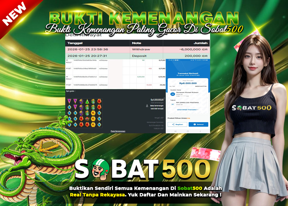BUKTI JACKPOT SLOT GATES OF OLYMPUS SUPER SCATTER TERPERCAYA DI INDONESIA TGL 26-01-2026