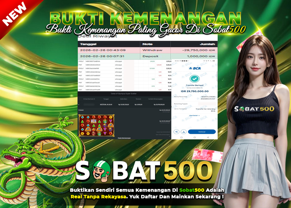 BUKTI JACKPOT SLOT GATES OF OLYMPUS SUPER SCATTER TERPERCAYA DI INDONESIA TGL 26-02-2026