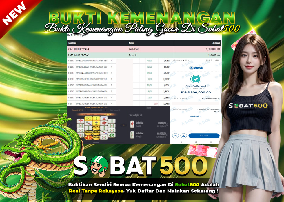 BUKTI JACKPOT SLOT MAHJONG WAYS TERPERCAYA DI INDONESIA TGL 31-01-2026