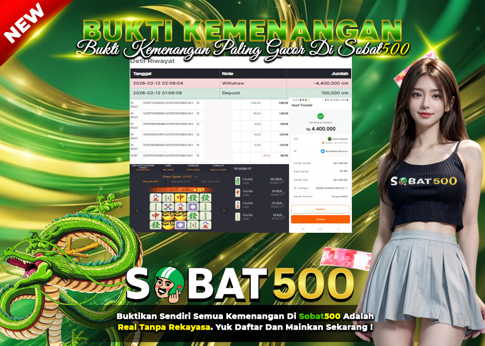 BUKTI JACKPOT SLOT MAHJONG WAYS TERPERCAYA DI INDONESIA TGL 12-02-2026