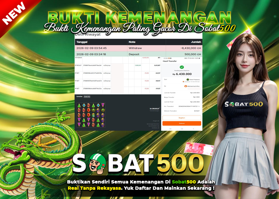 BUKTI JACKPOT SLOT GATES OF OLYMPUS  TERPERCAYA DI INDONESIA TGL 09-02-2026
