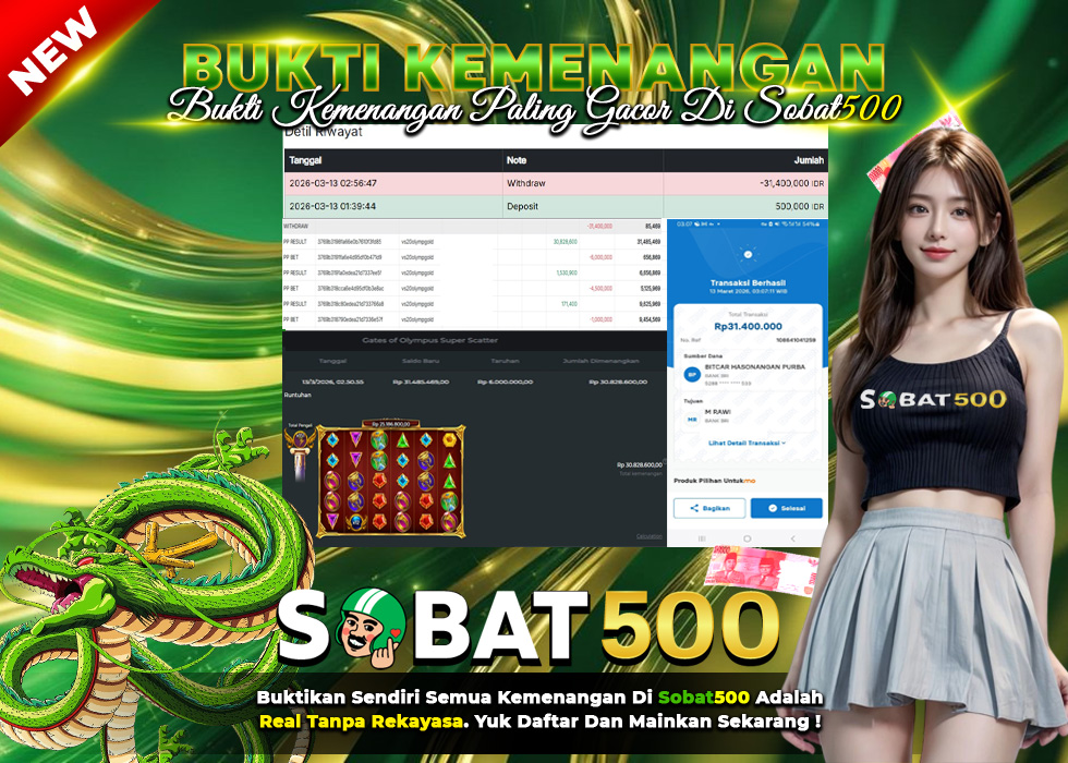 BUKTI JACKPOT SLOT GATES OF OLYMPUS SUPER SCATTER TERPERCAYA DI INDONESIA TGL 13-03-2026