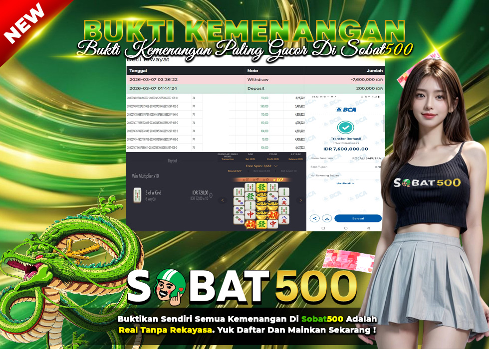 BUKTI JACKPOT SLOT MAHJONG WAYS 2 TERPERCAYA DI INDONESIA TGL 07-03-2026