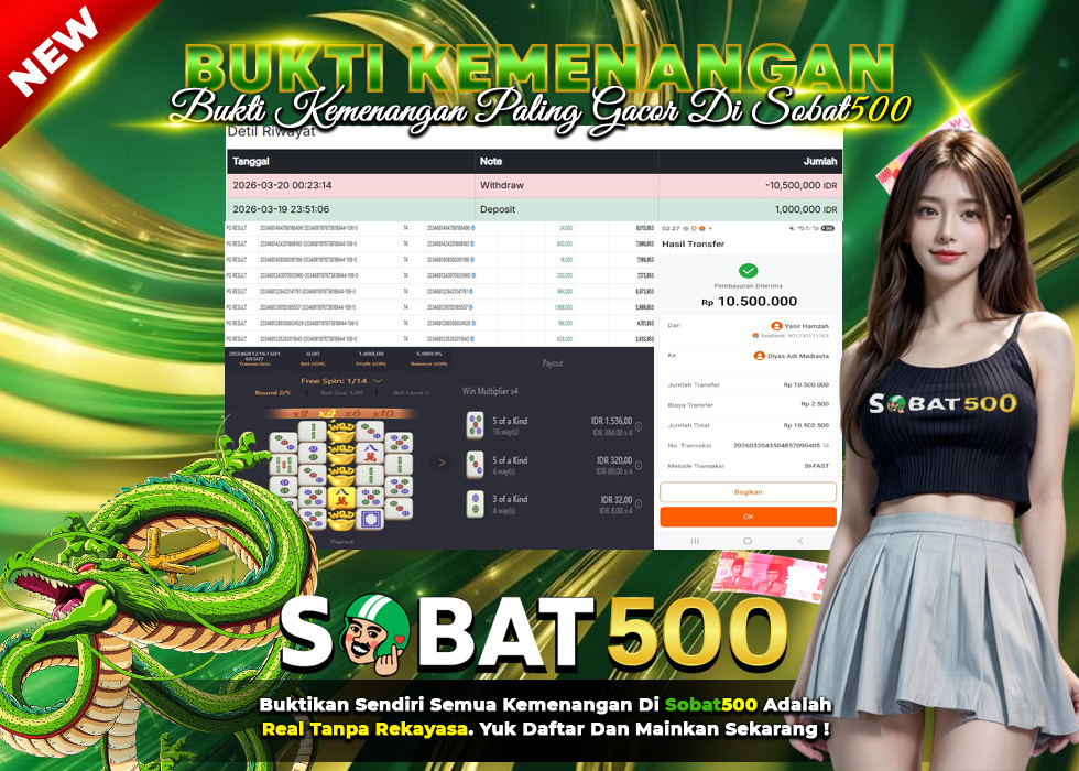 BUKTI JACKPOT SLOT MAHJONG WAYS TERPERCAYA DI INDONESIA TGL 20-03-2026