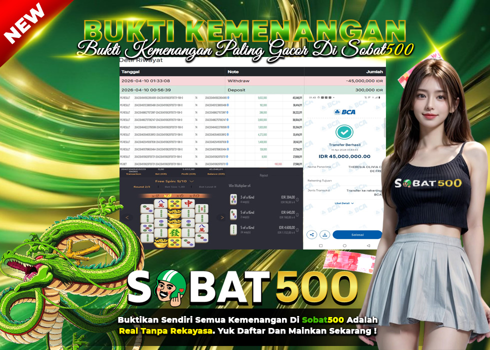 BUKTI JACKPOT SLOT MAHJONG WAYS 2 TERPERCAYA DI INDONESIA TGL 10-04-2026