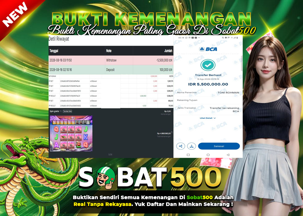 BUKTI JACKPOT SLOT BIG BASS BONANZA 3 REELER  TERPERCAYA DI INDONESIA TGL 16-08-2026