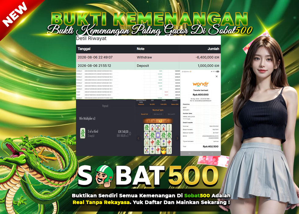 BUKTI JACKPOT SLOT MAHJONG WAYS 2 TERPERCAYA DI INDONESIA TGL 07-08-2026