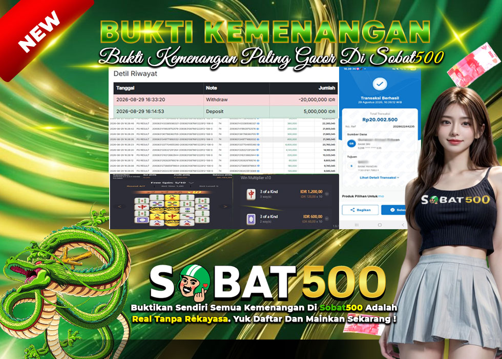 BUKTI JACKPOT SLOT Mahjong Ways TERPERCAYA DI INDONESIA TGL 29-08-2026