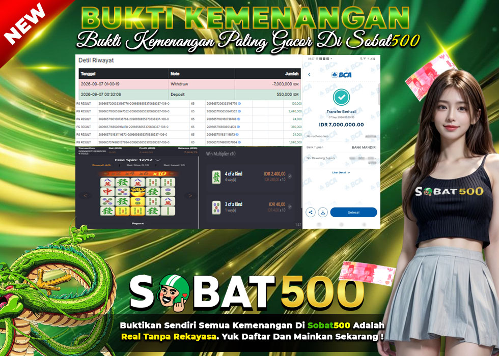BUKTI JACKPOT SLOT MAHJONG WAYS 2 TERPERCAYA DI INDONESIA TGL 07-09-2026