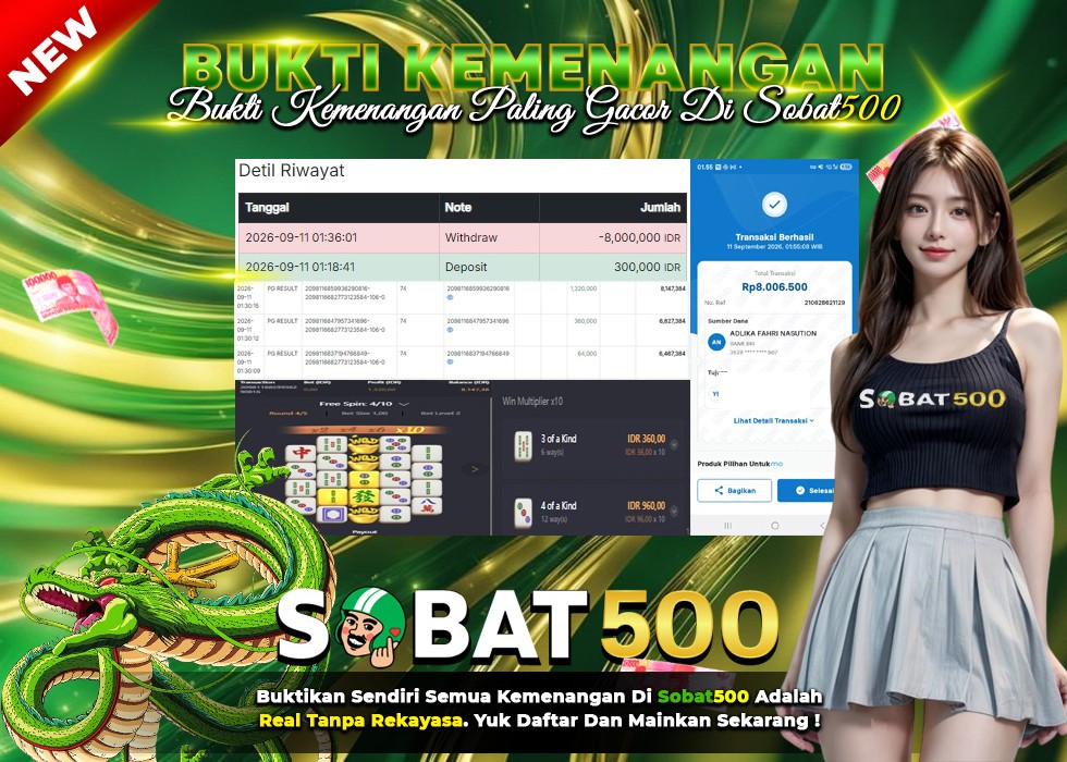 BUKTI JACKPOT SLOT MAHJONG WAYS  DI INDONESIA TGL 11-09-2026