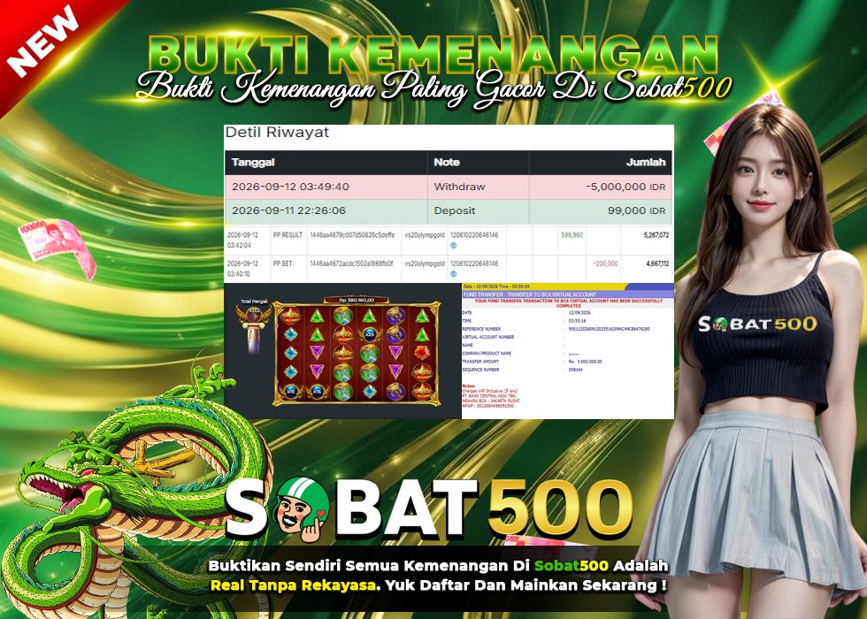 BUKTI JACKPOT SLOT GATES OF OLYMPUS 1000 DI INDONESIA TGL 12-09-2026