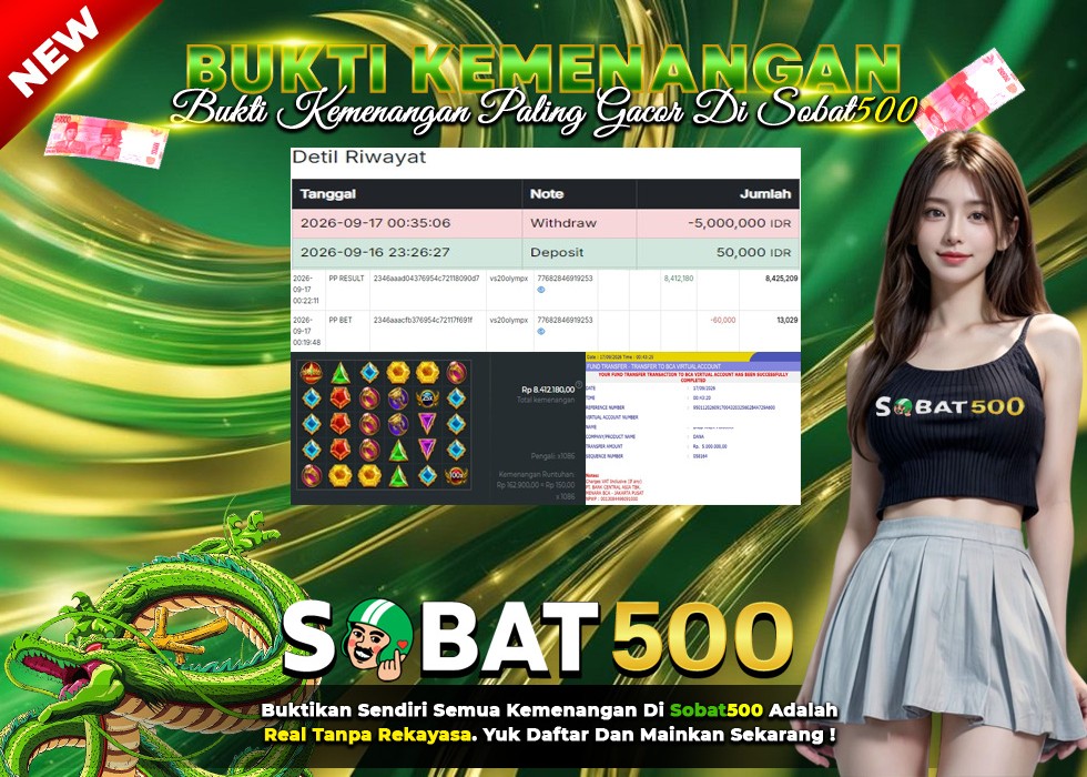BUKTI JACKPOT SLOT GATES OF OLYMPUS 1000 TERPERCAYA DI INDONESIA TGL 17-09-2026