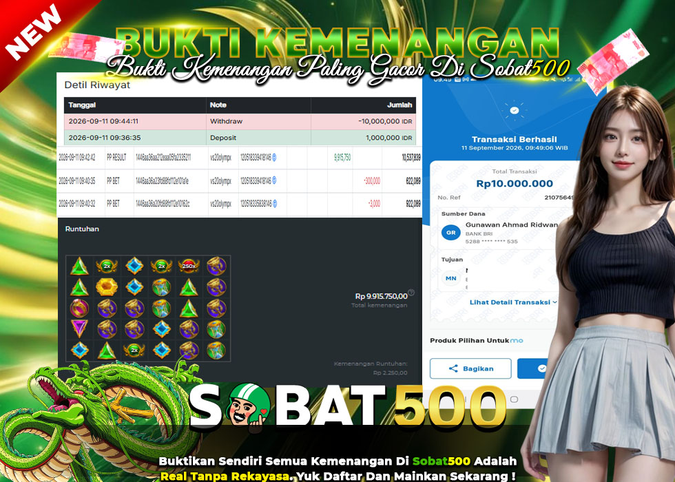BUKTI JACKPOT SLOT GATES OF OLYMPUS SUPER SCATTER DI INDONESIA TGL 11-09-2026