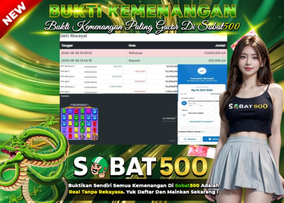 BUKTI JACKPOT SLOT SWEET BONANZA 1000 DICE TERPERCAYA DI INDONESIA TGL 08-09-2026