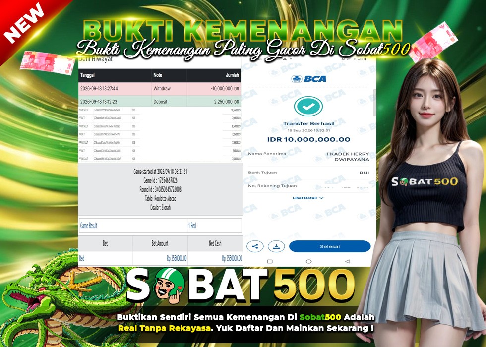 BUKTI JACKPOT CASINO ROULETTE MACAO DI INDONESIA TGL 18-09-2026